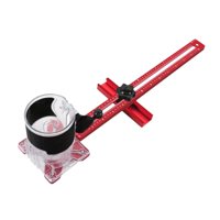 Ioensy - Soporte De Ranura De Fresado, Plantilla De Corte Circular Portátil Imperials Para Tablero De Madera, Imperiales Y Base