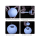 thumbnail image 4 of Humidificador Lampara Aromatizador Luz Led 3d Luna, 4 of 5