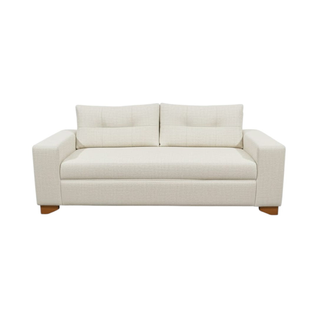 Diseños Valestrini - Sofa Paris Dos Cuerpos Lino Crudo