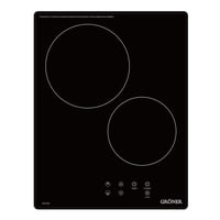 Groner - Encimera Vitrocerámica Touch Black Xs 2Q