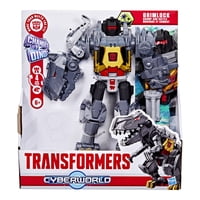 Figura De Acción Hasbro Transformers Cyberworld Grimlock Chomp & Battle