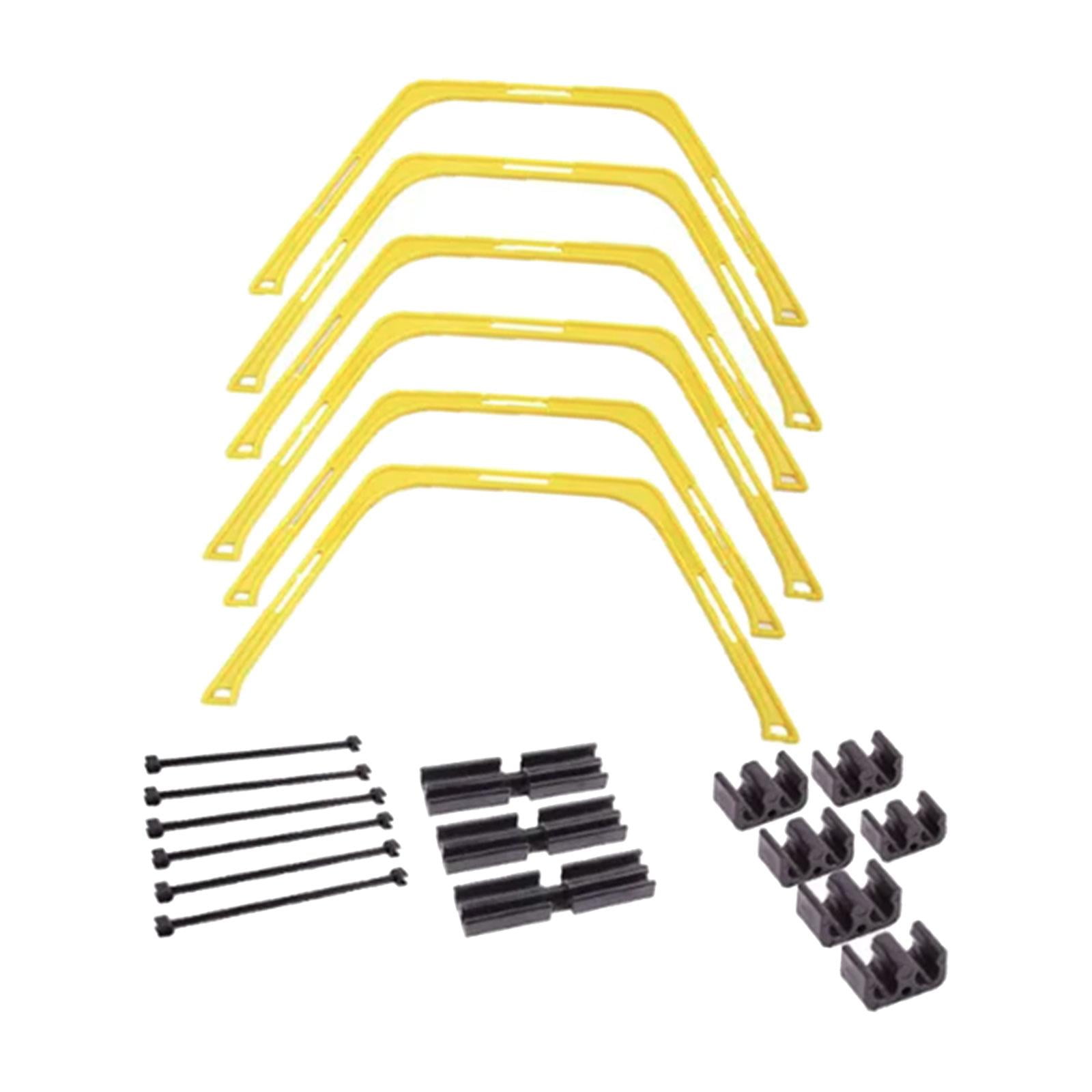 Ioensy - Juego De Anillos De Agilidad Hexagonales, Deportes, Gimnasio En Casa, Escalera De Entrenamiento De Agilidad De Velocidad Flexible, Amarillo