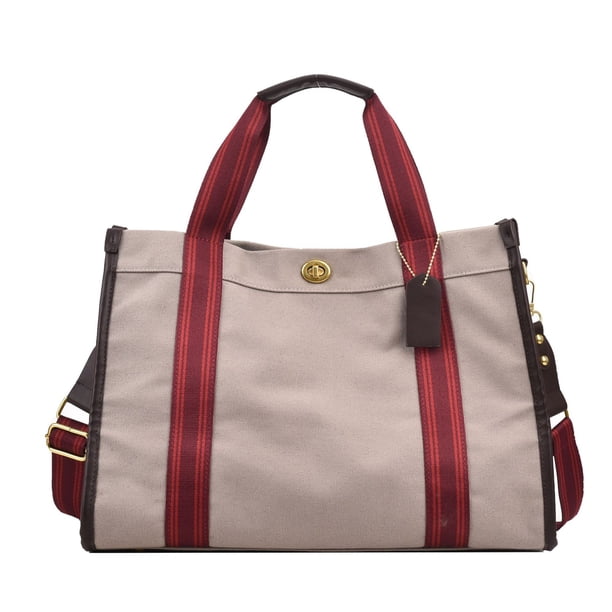 Bolso grande tipo tote, bandolera para mujer, bolso de viaje, bonito bolso de lona.