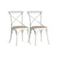 thumbnail image 1 of Pack 2 Silla Crossback Madera Blanca, 1 of 3
