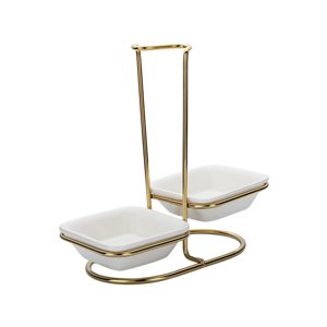 Magideal - Soporte Para Cuchara, Soporte Vertical Para Cucharón, Ayudante De Cocina, Batidor, Espumadera, Soporte Para Cucharón De Sopa Para Cocina, Restaurante, Cuadrado Doble