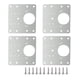 thumbnail image 1 of Kit de placas de reparación para bisagras de acero inoxidable, 4 piezas, para gabinete, 1 of 7
