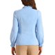thumbnail image 3 of INSPIRE CHIC Blusa de Primavera para Mujer de Manga Larga con Volantes y Lazo en el Cuello para Oficina y Trabajo Formal L Azul Cielo, 3 of 5
