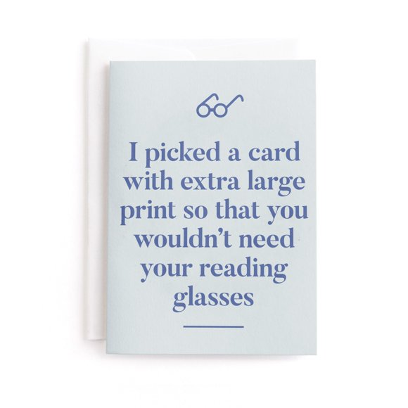 Tarjeta de Felicitación de Cumpleaños Minted 5x7 Impresión Extra Grande
