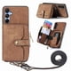 thumbnail image 1 of Funda Tipo Cartera con Correa Cruzada para Samsung Galaxy A16 Protección Contra Golpes Marrón, 1 of 5