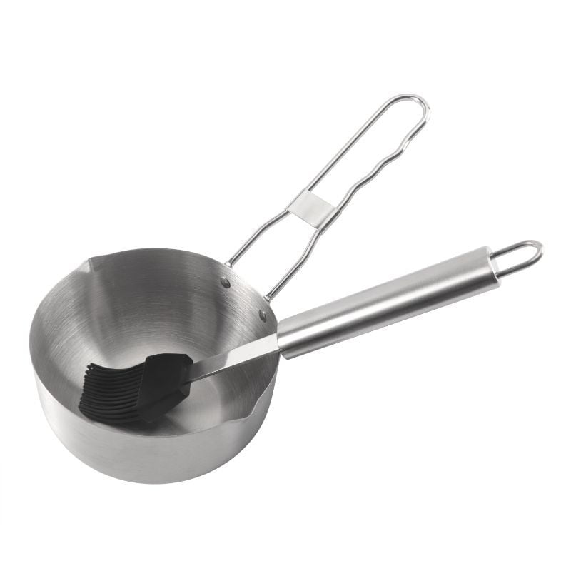 Expert Grill - Olla De Acero Y Cepillo