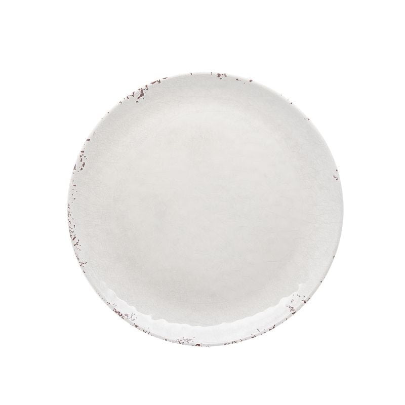 Plato Comida 1 Pieza G1214213 Melamina Blanco 1 Un Mainstays