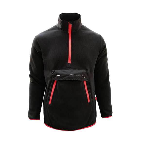 Poleron de polar ANORAK'300 Negro modelo hombre Talla L