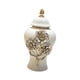 thumbnail image 2 of Jarrón De Porcelana, Tarro De Jengibre Con Flores Talladas De 7,5x12,4 Pulgadas Para Escritorio De Fiesta, 2 of 5