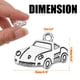 thumbnail image 2 of Charms KH866 Auto Deportivo Plateado Antiguo 20 piezas 2x1.4 cm, 2 of 8