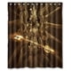 thumbnail image 1 of Cortina de ducha Clockwork Valkyrie con ganchos (60 x 72 pulgadas), 1 of 3