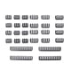 thumbnail image 5 of 24 Piezas Cable Peine GPU 6 Pines 8 Pines Placa Base 24 Pines Para Clip De 3,0 A 3,6 Mm Negro, 5 of 5