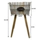 thumbnail image 3 of Macetero Pedestal Madera Rustico Porta Macetero Grande, 3 of 9