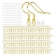 thumbnail image 3 of 100x Juego De Ganchos Para Pendientes Tapones Para Los Oídos De Anzuelos Para Hacer Joyas DIY Oro, 3 of 4