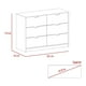 thumbnail image 3 of Comoda 4 Cajones Basilea 77,6x107,1x41,6 Cm Duna Y Blanco, 3 of 3