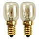 thumbnail image 1 of 2 Piezas Bombilla De Lámpara De Cristal De Sal Bombilla De Estufas Blanca Cálida Para Estufas 25w, 1 of 3