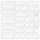 thumbnail image 1 of Set organizador de cajones Vtopmart de plástico transparente, 25 unidades, 1 of 8