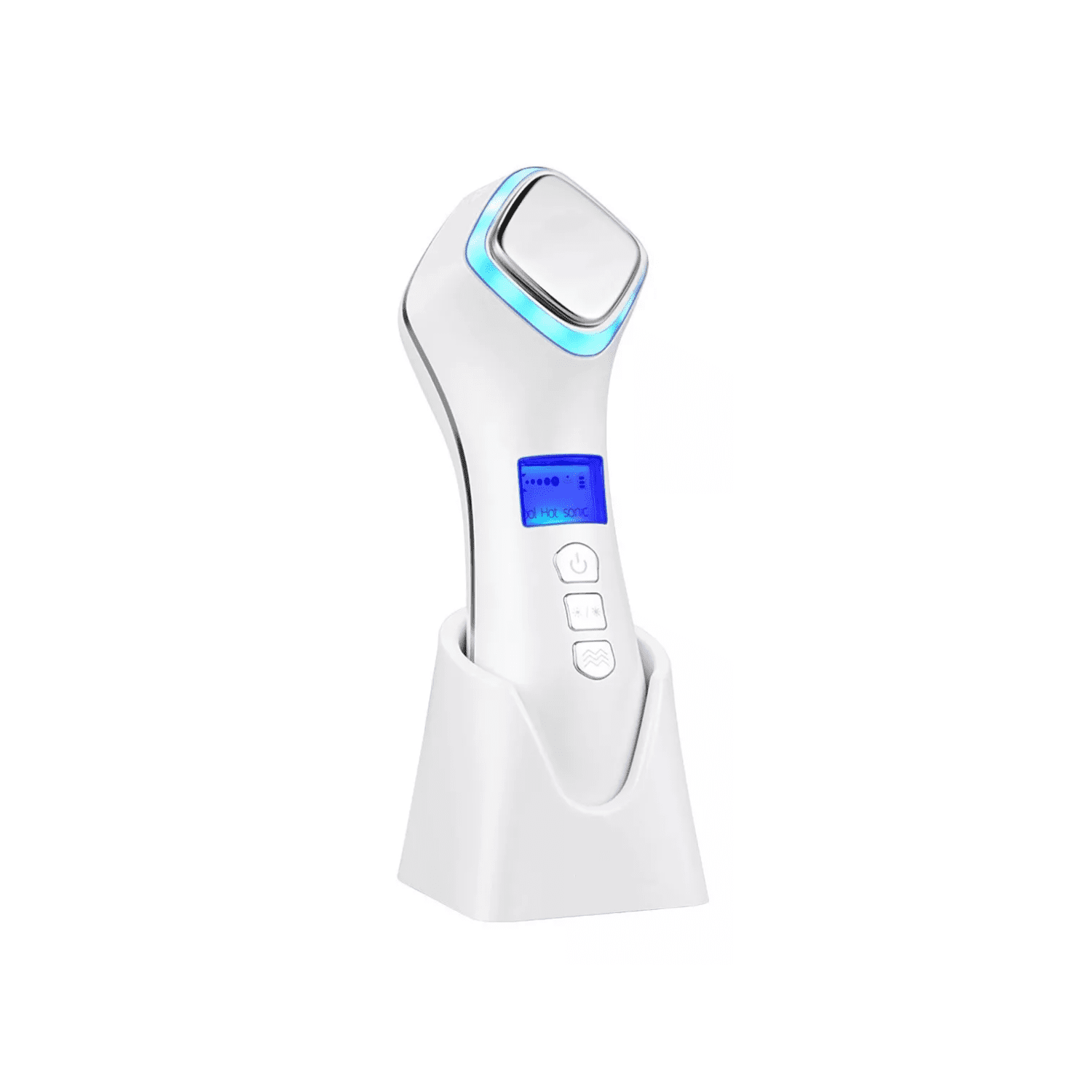 Importclick - Masajeador Eléctrico Facial Terapia Rostro Ultrasónico Crioterapia Control