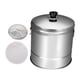 thumbnail image 1 of Vaporera de acero inoxidable, contenedor de almacenamiento de arroz, con cesta de drenaje insertada, artículos para el hogar, cubo de Sushi para arroz M, 1 of 5