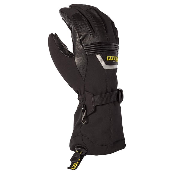 Guantes KLIM Fusion Ski para hombre, moto de nieve, color negro, talla XL