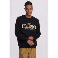 Fashionspark - Polerón Hombre Print Central Negro