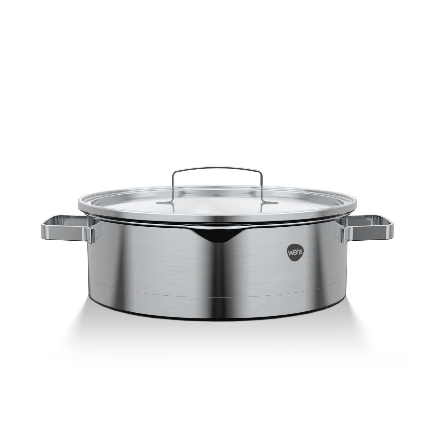 Wens - Cacerola Olla Acero Inoxidable De Cocina 24cm Con Tapa