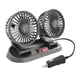 thumbnail image 5 of Ventilador de cabeza dual para automóvil, ventilador de enfriamiento automático eléctrico de enfriamiento de verano apto para SUV Truck Boat , USB, 5 of 5