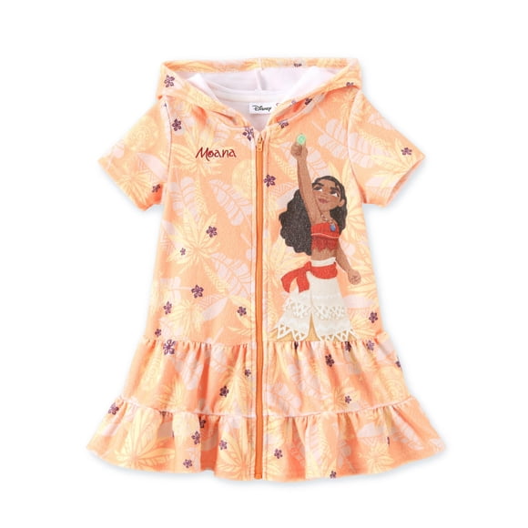 Traje de baño para cubrir a la princesa Moana de Disney para niñas de 4 a 5 años