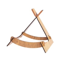 Magideal - Soporte De Guitarra De Suelo De Madera, Soporte De Presentación, Práctico Con Tubo De Silicona, Soporte Para Violín, Soporte Para Violín Clásico Acúst Color De Madera Oscura