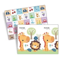 Babyluna - Alfombra Anti Golpe Impermeable 200X180 Bosque De Animales