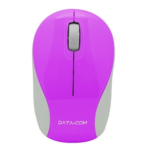 Mini Mouse Inalámbrico 3D Morado Datacom