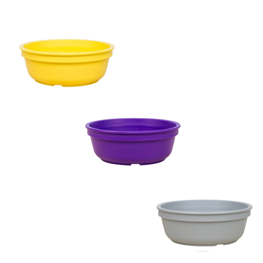 Replay Recycled - Set 3 Bowl Ecológico Amarillo-amatista-gris