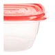 thumbnail image 2 of Pack De Hermético Cuadrados 1.2L Takealongs Polipropileno 3 Piezas Transparente - Rojo, 2 of 4