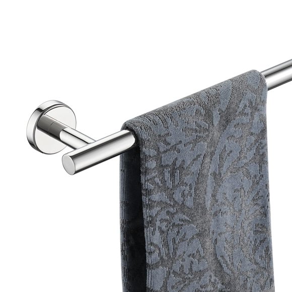 Toallero JQK de acero inoxidable 304 cromado de 30 cm para baño
