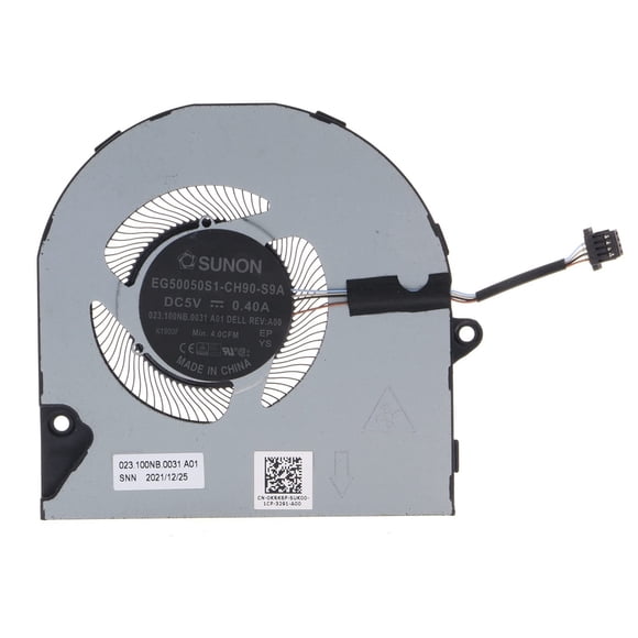 Ventilador de Refrigeración para CPU Wobeater 0KRK6P para Dell Inspiron 2021