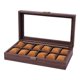 thumbnail image 4 of Reloj Caja De Almacenamiento De Madera A Prueba De Polvo Caja De Joyería De Bloqueo Regalo De Mujer 12 Rejilla, 4 of 4