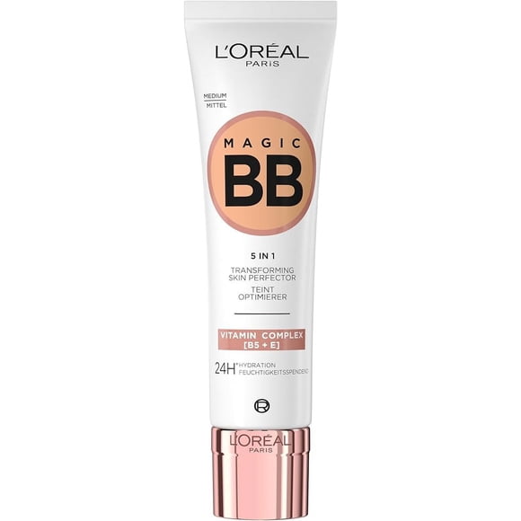 Crema BB Cream L'Oreal Paris Magic 5 en 1 transformadora, mediana
