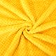 thumbnail image 5 of PiccoCasa Manta de Cama de Lujo de Forro Polar Tejido de Malla California King Amarillo, 5 of 7