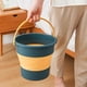 thumbnail image 2 of 1pc Convenient Folding Bucket Car Folding Bucket Folding Fishing Bucket Folding Telescopic Thickened Plastic Bucket, 2 of 4
