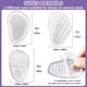 thumbnail image 3 of Almohadillas metatarsianas Mickee para mujer, cojines de gel para zapatos, 3 of 5