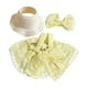 thumbnail image 2 of Vestido De Muñeca De 3 Piezas Con Sombrero, Lazo, Horquilla, Disfraz Para Muñecas De 15 A 17 Cm, Color Amarillo, 2 of 3