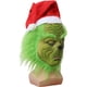 thumbnail image 5 of Disfraz de Papá Noel navideño verde para adulto, traje creativo de 7 piezas, 5 of 6