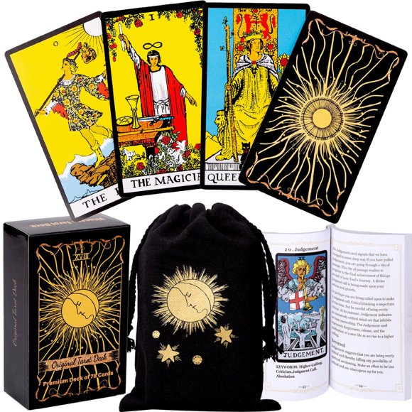 Baraja de cartas de tarot Vitacera, arte clásico original de Smith
