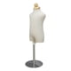 thumbnail image 1 of Torso de niño pequeño, modelos de exhibición, soporte para niña y niño, vestido decorativo, parte del cuerpo, maniquí de altura ajustable de Soporte de acero, 1 of 5