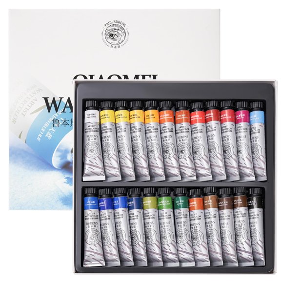 Set de Pintura Acuarela Paul Rubens 24 colores en tubos de 12 ml