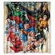 thumbnail image 1 of Cortina de ducha de superhéroe vengador, juego de cortina de baño con ganchos, tamaño 66 x 72 pulgadas, 1 of 3